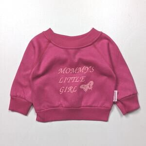 Vintage Garanimals Sweatshirt Baby Girl Size 6m Pink Mommy Graphic